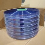 Rèm ngăn lạnh PVC màu xanh