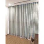 Vải rèm cửa màu xanh